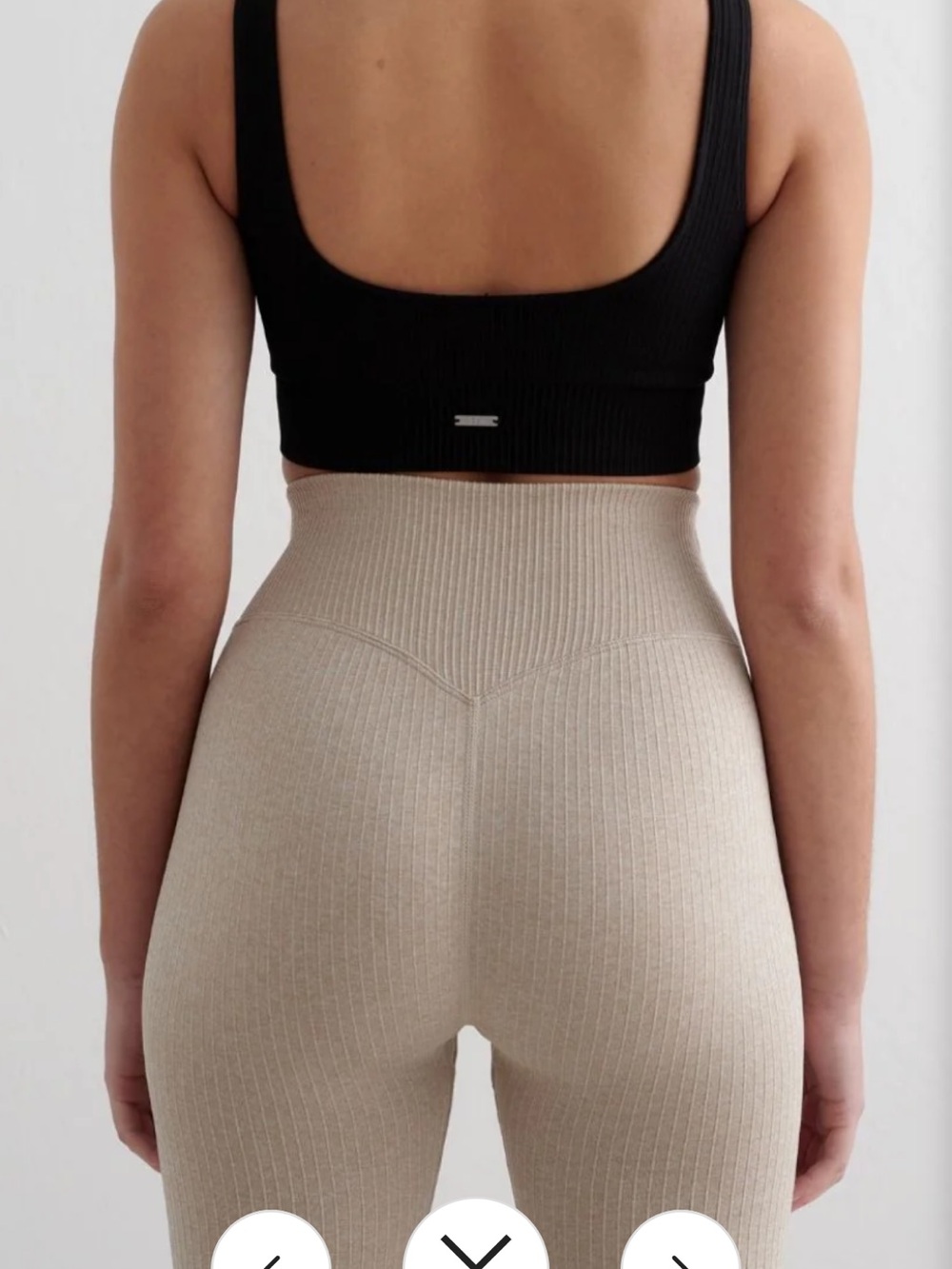 Aim’N Yellow Ribbed Crop Top and Leggings Set - Picture 7 of 11